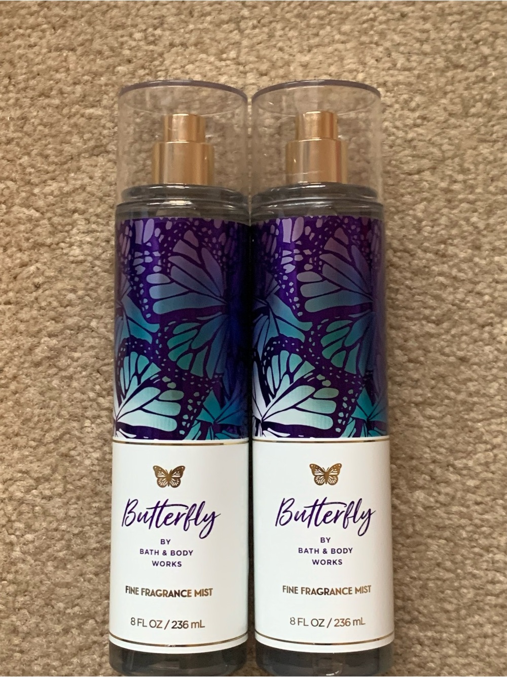 Bath & Body Works Butterfly Fine Fragrance Mist - Purple & Teal
